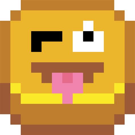 Pixilart Goofball Emoji By Ralys