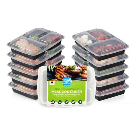 Buy Compartment Meal Prep Containers Pack For Food Storage Free