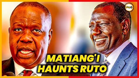 Breaking Fred Matiangi Resurfaces To Replace President Ruto From Power