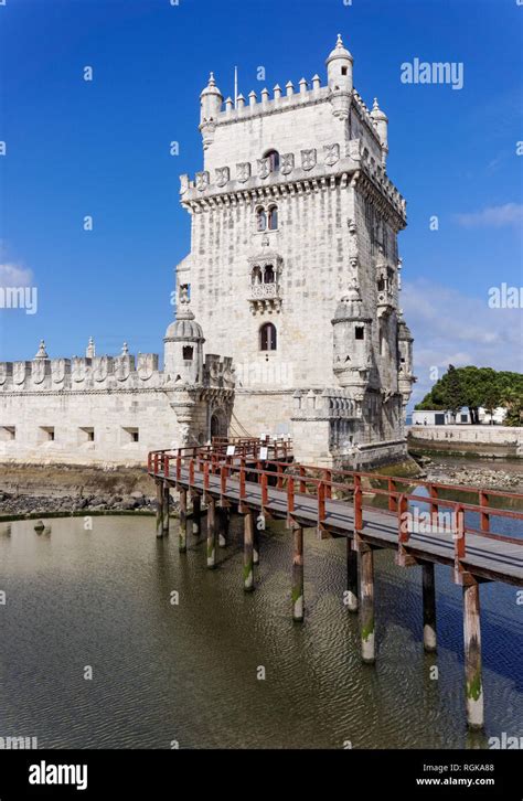 The Tower Of Bel M In Lisbon Portugal Stock Photo Alamy