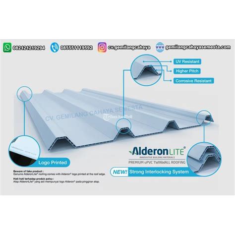 Alderon Lite Meter Atap Upvc Twin Wall Di Sidoarjo Jawa Timur