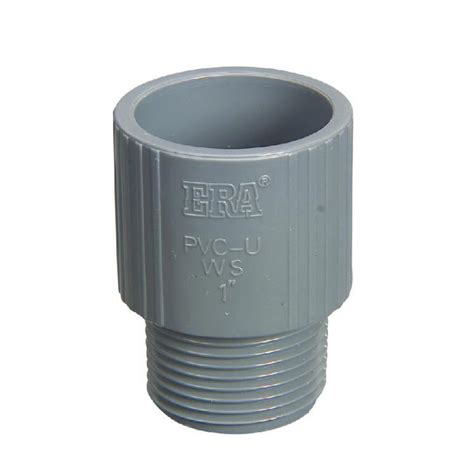 Era UPVC PVC Plastic Pressure Pipe Fittings Reducing Male Adaptor