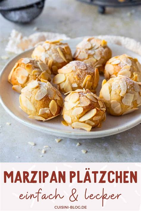 Saftige Marzipan Plätzchen mit Mandeln einfach lecker