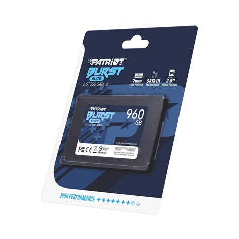 SSD диск Patriot Burst Elite 3D NAND TLC 960GB 2 5 PBE960GS25SSDR з