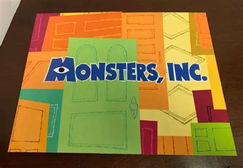 Disney Pixar Monsters Inc Exclusive Lithographs Portfolio Set Prints