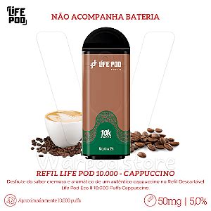 Refil Desc Life Pod Eco II 10 000 Mint Waterberry Warpod Store