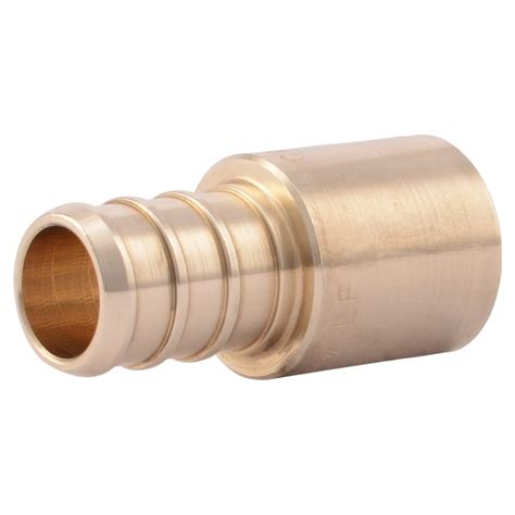 Sharkbite 10 Pack 1 2 In Dia Brass Pex Male Sweat Crimp Fitting At