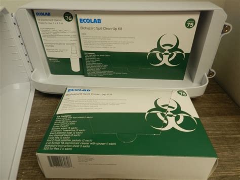 Ecolab CarePod Biohazard Spill Response Kit 50226 90 11 New C22K EBay