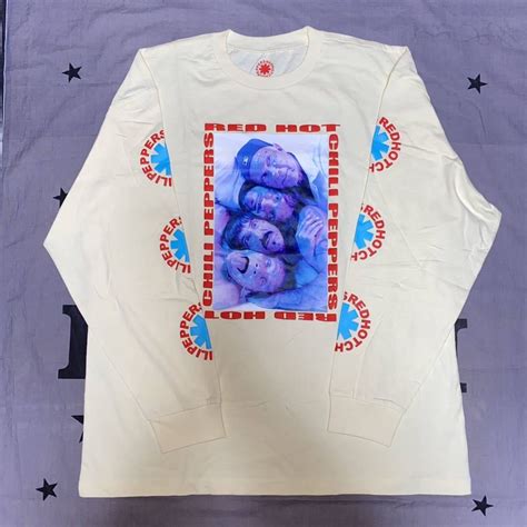Yahoo オークション Red Hot Chili Peppers ロンT 白 Lレッドホット