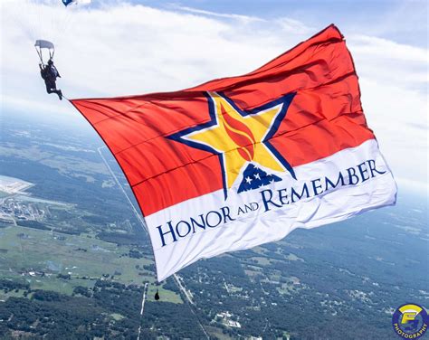 Honor And Remember | Honor and Remember Gold Star Family Flag Jump