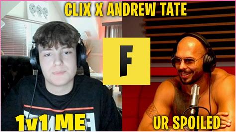 CLIX Introduces FORTNITE To ANDREW TATE Gets ROASTED On LIVE STREAM