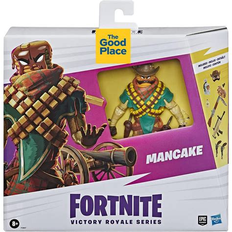 Hasbro Fortnite Victory Royale Series 6 Inch Mancake Deluxe Pack W Cannon And Accessories