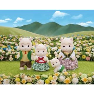 Novo Sylvanian Families Familia Das Alpacas Epoch Shopee Brasil