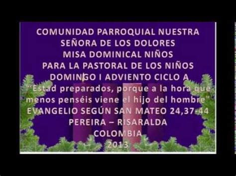 Video Hojita Del Evangelio Domingo I Adviento A Youtube