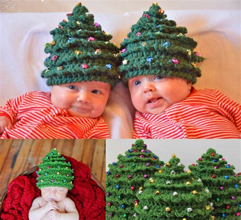 Christmas Tree Hat Crochet Pattern