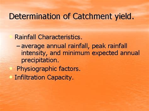 Towards A Better Design Of Microcatchment Water Harvesting