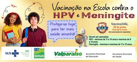 Secretaria De Educa O E De Sa De Se Unem Em Campanha Contra O Hpv E