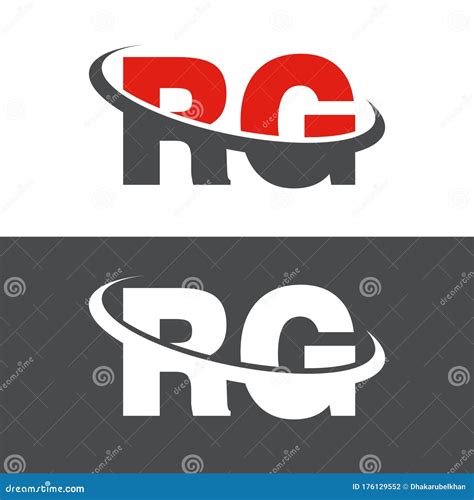 RG Alphabet Letters Monogram Icon Logo, RG Letter Logo Design Stock Vector - Illustration of ...