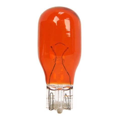 Feit Electric 4 Watt Incandescent T5 Amber Wedge Base Light Bulb 48