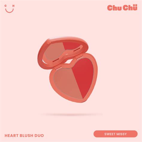 Chu Chu Beauty Heart Blush Duo Sweet Missy Lazada PH