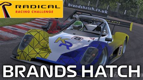 IRacing Radical SR8 Racing Challenge At Brands Hatch Grand Prix S2 2022