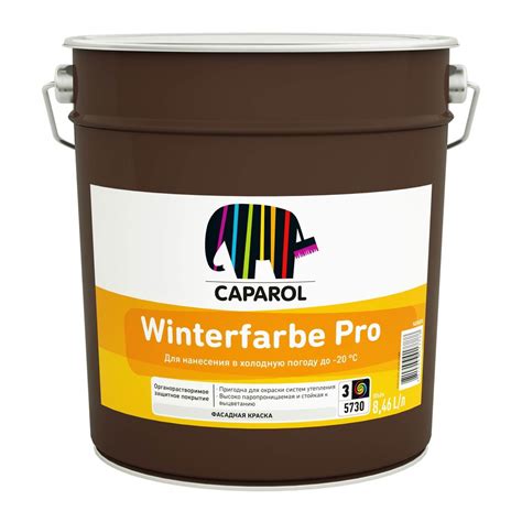 Купить Краска фасадная всесезонная для работ до -20 Caparol Winterfarbe ...