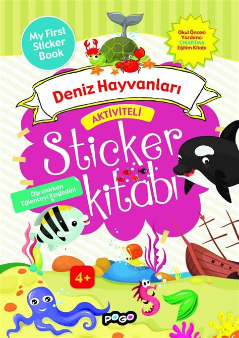 Aktiviteli Sticker Kitabi Deniz Hayvanlari Kolektif Amazon De B Cher