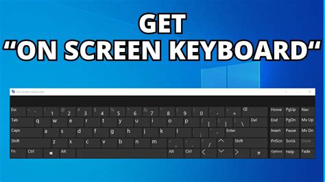 How To Get On Screen Keyboard On Windows 10 QUICK FULL GUIDE