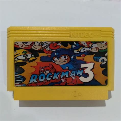 Rockman Megaman Jogo Raro Ntdec Para Nintendinho Nes Famicom Bits