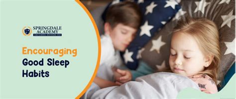 Healthy Sleep Habits in Preschoolers - The Springdale Academy