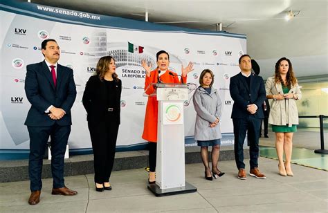 Conferencia De Prensa Concedida Por Las Y Los Senadores Del PAN Previa