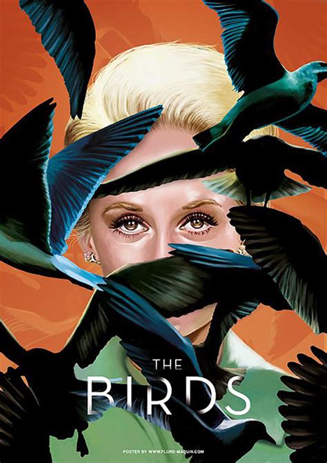 The Birds by Flore Maquin - Home of the Alternative Movie Poster -AMP-