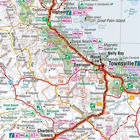 Hema North Queensland Map Free Delivery Snowys Outdoors