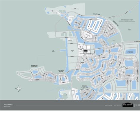 Map Of Ave Maria Fl North