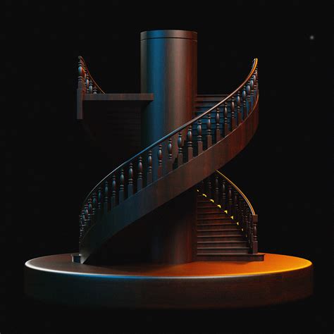 Stairs Spiral Staircase D Model Cgtrader