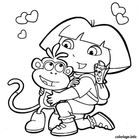 Coloriage Dora L Exploratrice Dessin Dora Imprimer