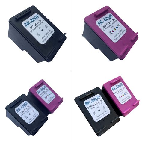 305 305xl Black Colour Ink Cartridges For Hp Envy 6010e Printer Ebay