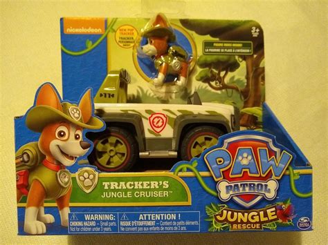 Paw Patrol Jungle Rescue Trackers Jungle Cruiser Tracker Vehicle And Pup 1941550130