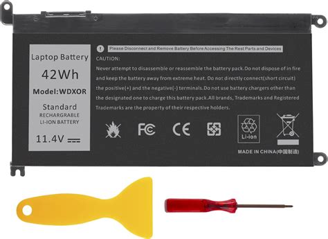 Tree Nb Wdx R Wdxor V Wh Laptop Battery Replacement Compatible