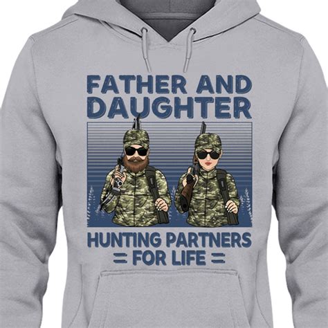 Father And Daughter Hunting Partners For Life Daddy Hunting Shirt