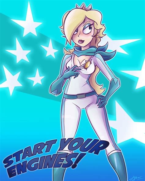 Rosalina Pin Up Speed Queen By Andrewmartind On Deviantart