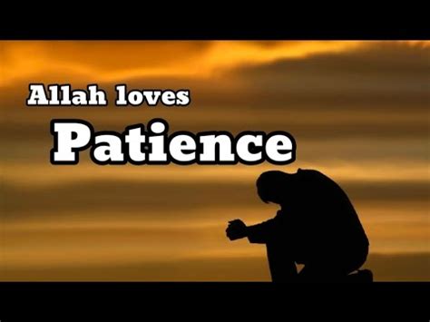 Allah Loves Patience Omar Suleiman Youtube