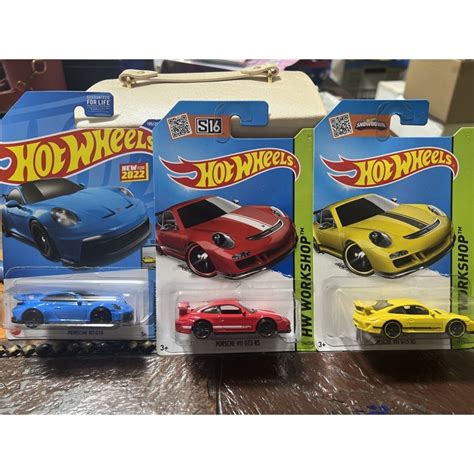 Hot wheels 風火輪 保時捷 年絕版 Porsche GT RS 蝦皮購物