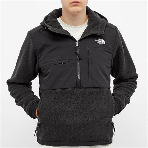 The North Face Denali Popover Hooded Fleece Tnf Black End Hk