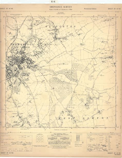 Salisbury Geological Survey Sheet Wiltshire Cranbourne Chase