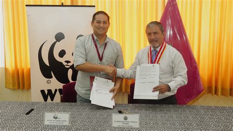 Unamad y WWF Perú firman convenio para la conservación de cadenas