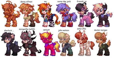 Some Newer And Older Ponies I Ve Made PonyTown