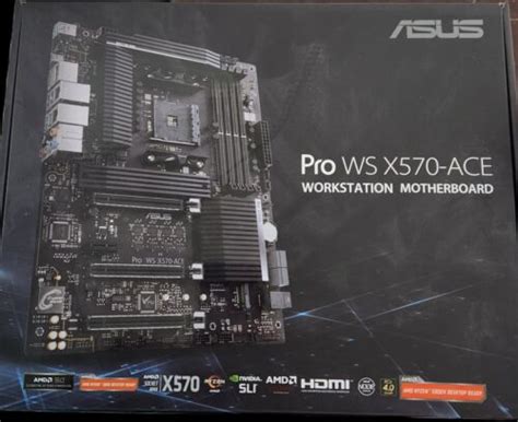 Asus Pro Ws X570 Ace Socket Am4 Amd Motherboard 192876322710 Ebay