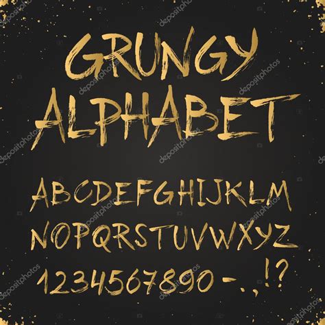 Hand Drawn Alphabet Stock Vector Image By Ollymolly