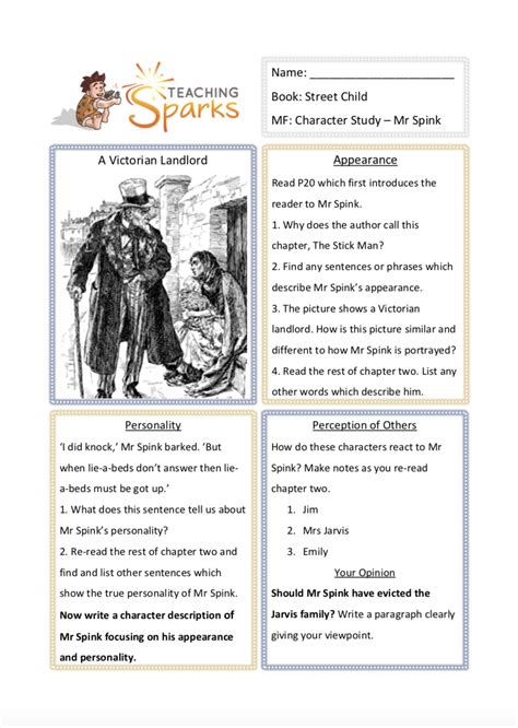 Street Child Reading Resources Ks2 Comprehension Year 5 Year 6